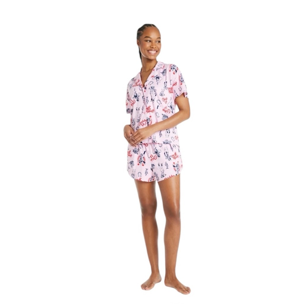 Way to Celebrate Women's Americana Shorty Cowgirl Pajama Set‎ 2-Piece 2X NEW NWT